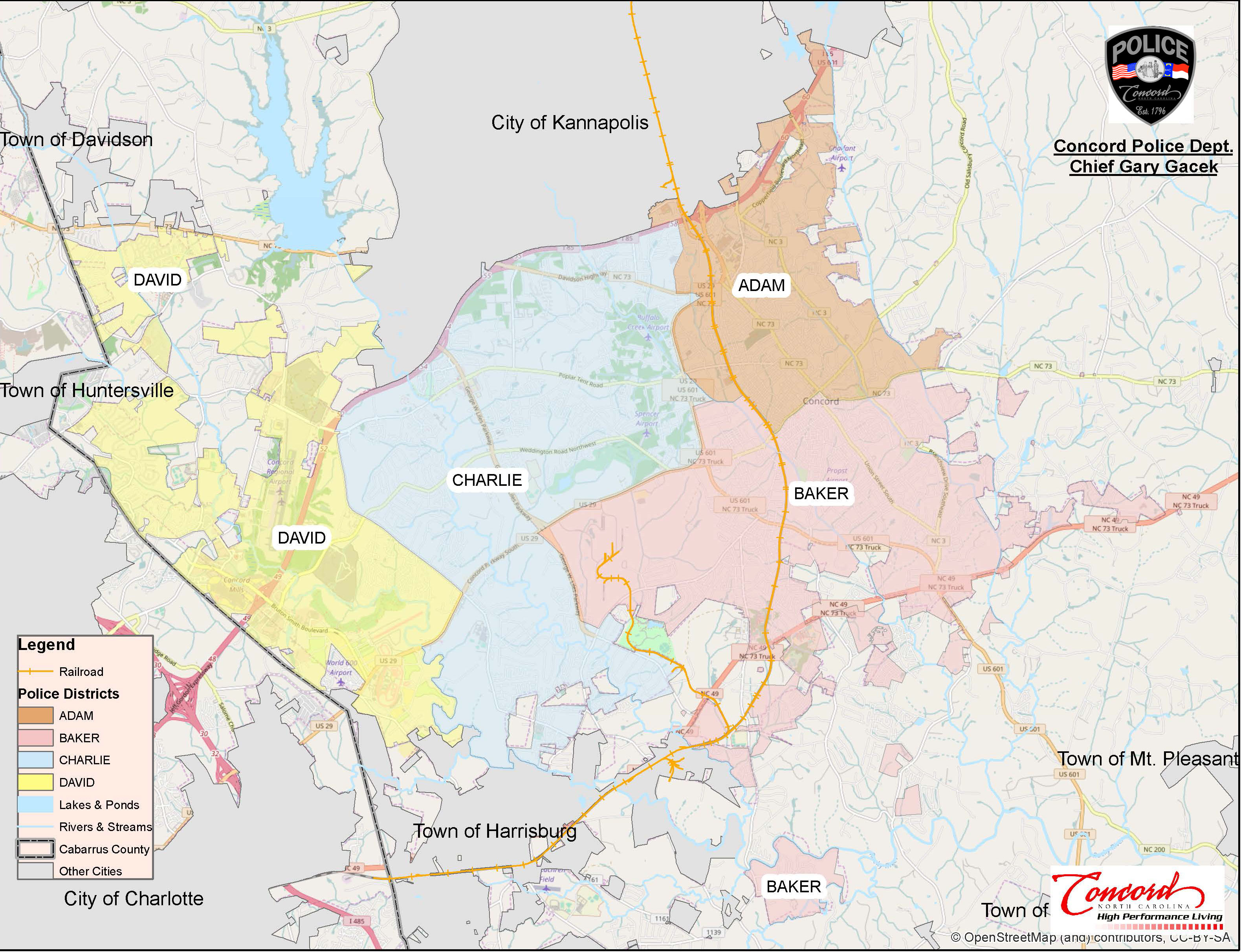 Patrol District Map Patrol District Map